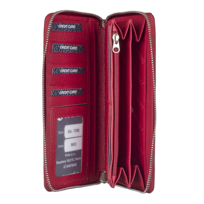 Peněženka d. SEGALI 7395 Red