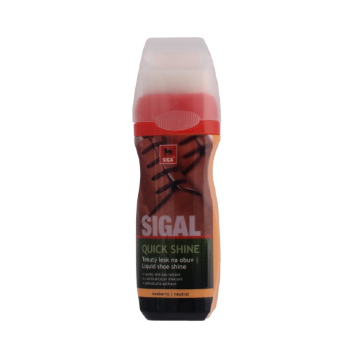 Sigal Quick shine lesk na obuv 75 ml bezbarvý