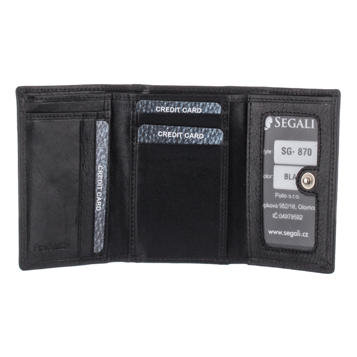 Peněženka SEGALI 870r Black