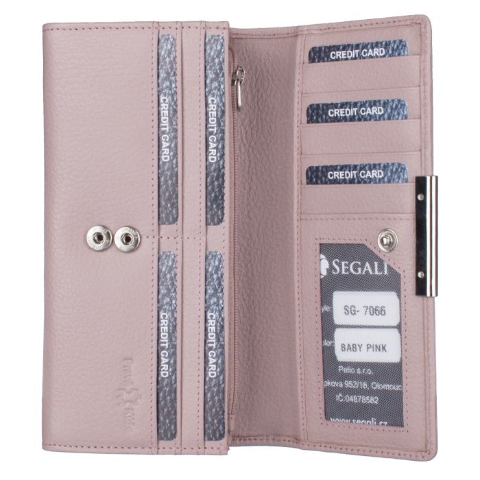 Peněženka d. SEGALI 7066 Cognac