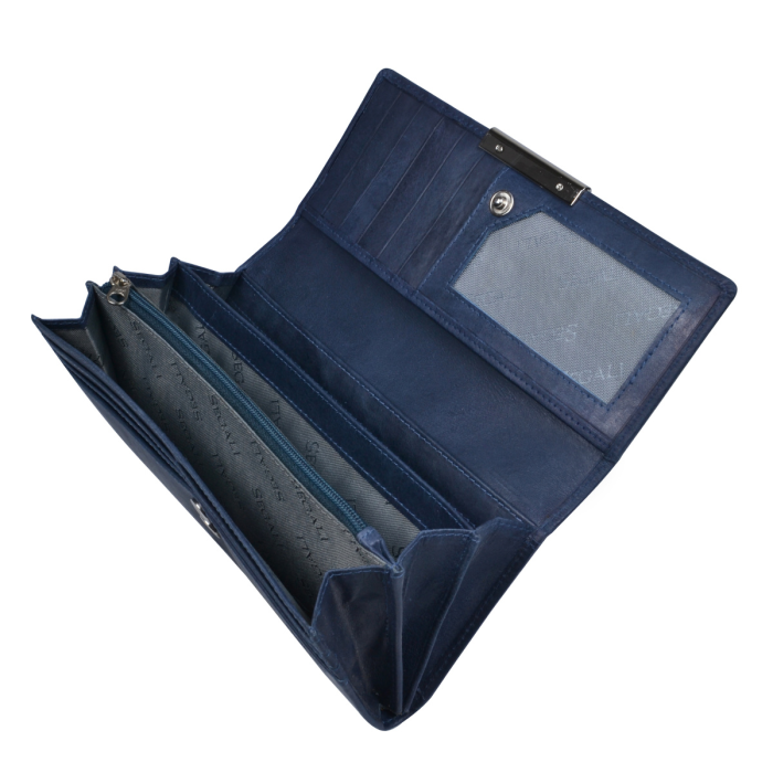 Peněženka d. SEGALI 7066 Indigo