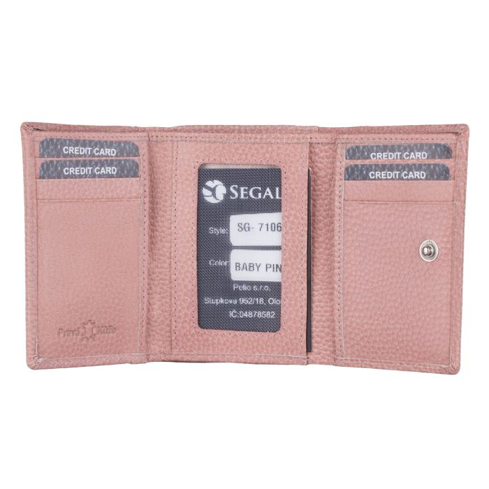 Peněženka d. SEGALI 7106 Baby Pink