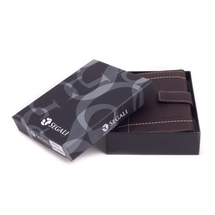 Peněženka p. SEGALI 7516L Dark Brown
