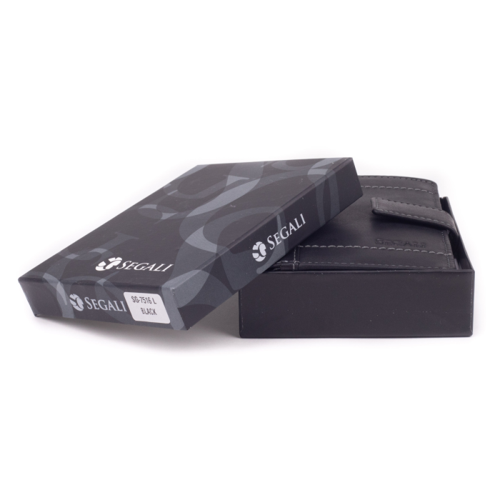 Peněženka p. SEGALI 7516L Black